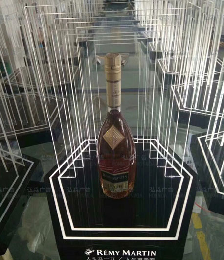 亞克力陳列，單瓶 陳列